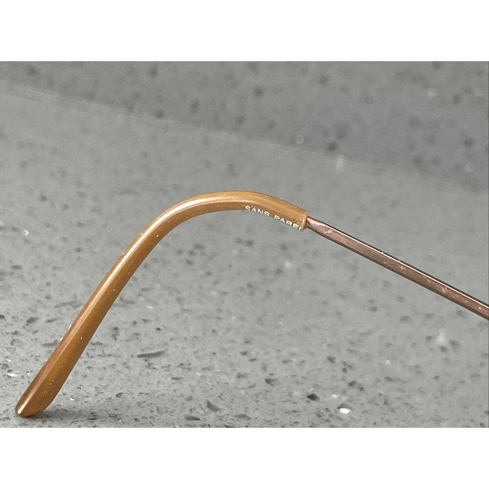 Sans Pareil Eyeglasses Frames ONLY LINDA EVANS 293 SAND Women's Brown 50-18-135